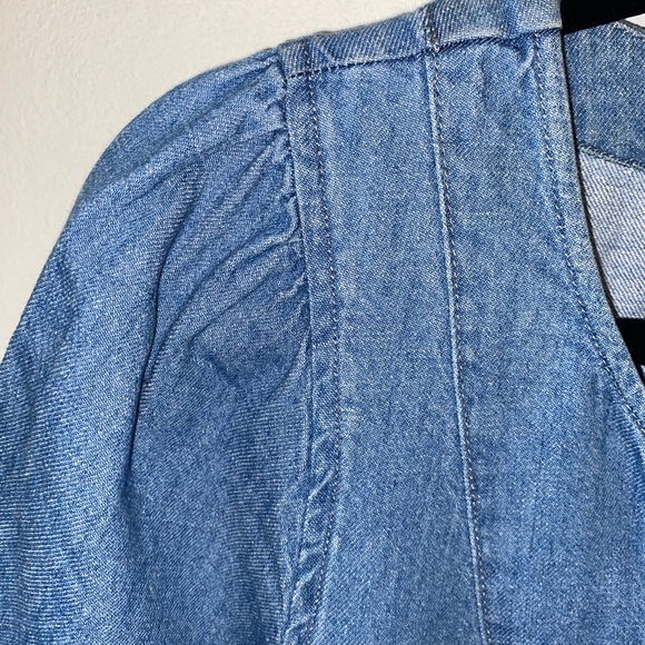 Madewell Blue Denim Dress - Picture 3 of 6